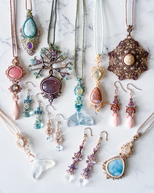 マクラメジュエリー